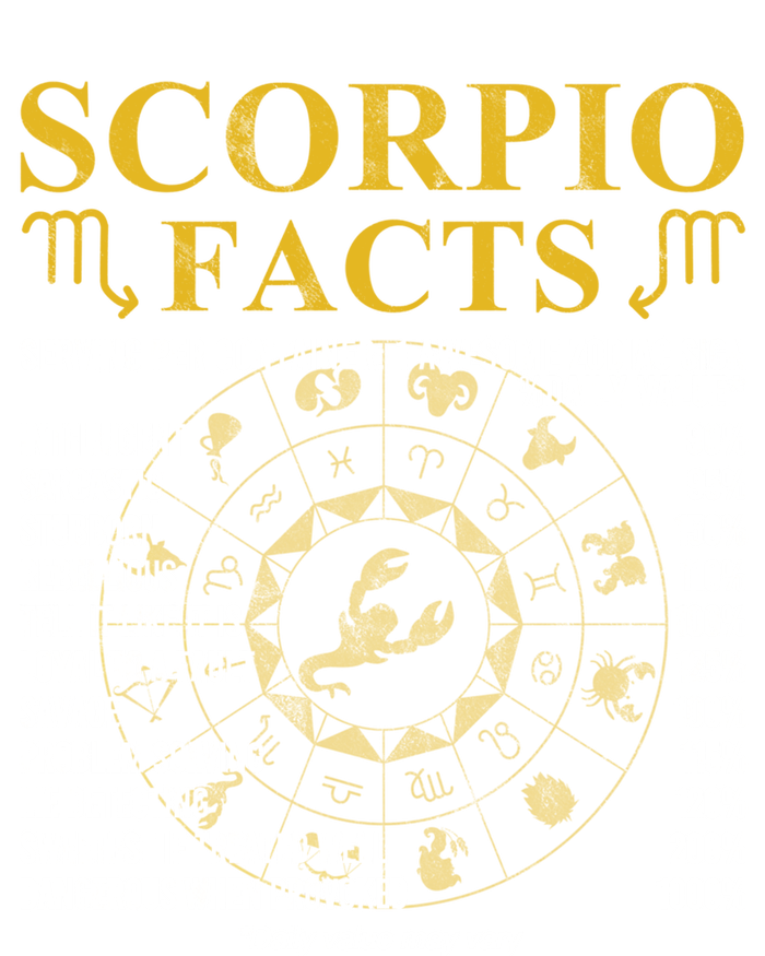 Scorpio Facts Horoscope Gift For Birthday Celebrant Gift T-Shirt