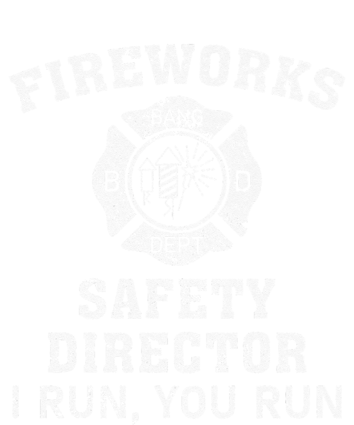 Fireworks Safety Director I Run You Run Bang Flexfit Unipanel Trucker Cap