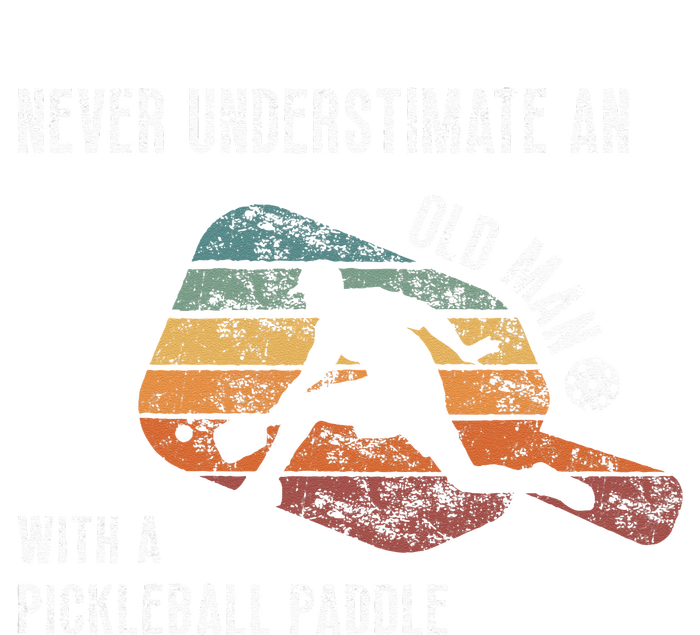 Never Underestimate an Old Man with a Pickleball Paddle Baby Long Sleeve Bodysuit