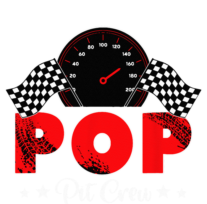 Race Car Racing Family Pop Pit Crew Birthday Party Gift V-Neck T-Shirt