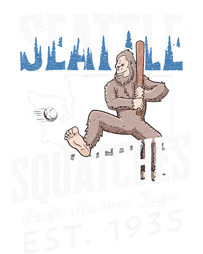 Seattle Squatches Bigfoot Baseball Team for Sasquatch Lovers Magnet