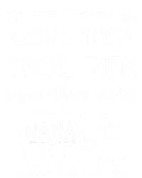 Love Them Spoil Them Give Them Back Nana Bear With Bear Cub Gift Kids Long Sleeve Shirt