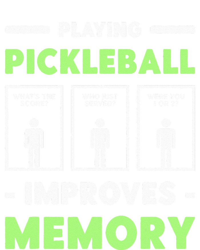 Playing Pickleball Improves Memory Dink Player Short Sleeve Kids Long Sleeve Shirt