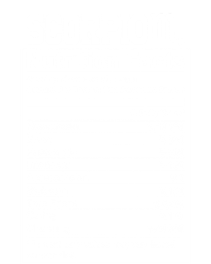 Scorpio Nutrition Facts Great Gift T-Shirt