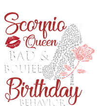 Scorpio Queen Bad Boujee Birthday Behavior High Heels Gift T-Shirt