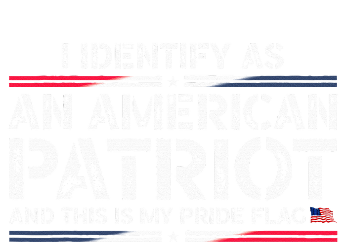 I Identify As An American Patriot This Is My Pride Flag Women's V-Neck T-Shirt