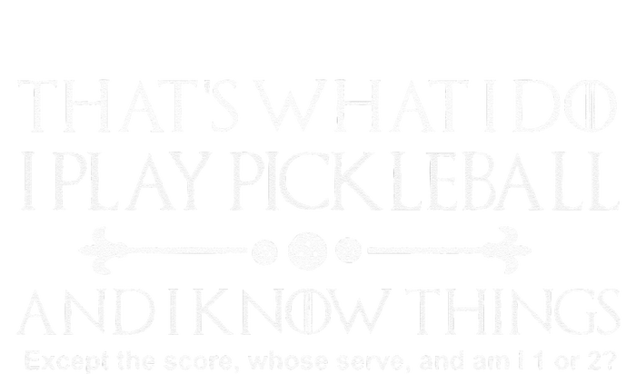 It's What I Do I Play Pickleball and I Know Things Except Legacy Cool Fit Booney Bucket Hat