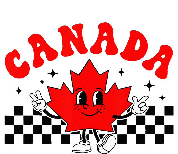 Canada Day Funny Retro Maple Leaf Canada Day T-Shirt