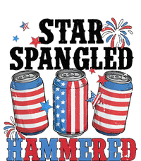 Funny Beer 4th Of July Tee Getting Star Spangled Hammered T-Shirt