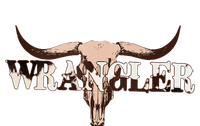 Wrangler Cowhide Cow Skull Cow Print Wrangler T-Shirt