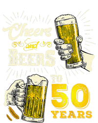 Cheers And Beers To 50 Years Old Beer 50th Birthday Beer Men Womens California Wash Sweatshirt