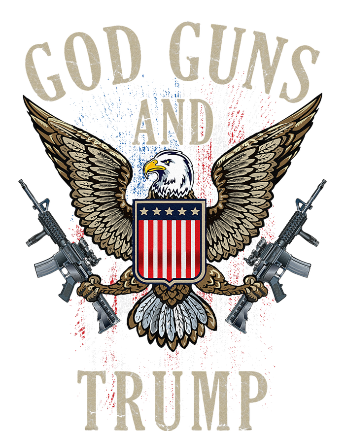 God Guns And Trump 2nd Amendment Flag AR15 American Flag Women's T-Shirt