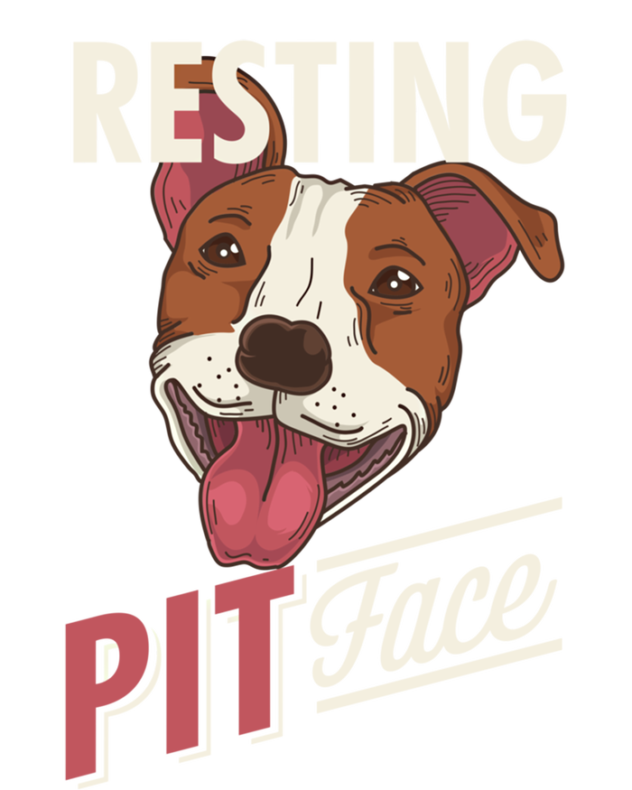 Pitbull Item Resting Pit Face Gift Sustainable Beanie