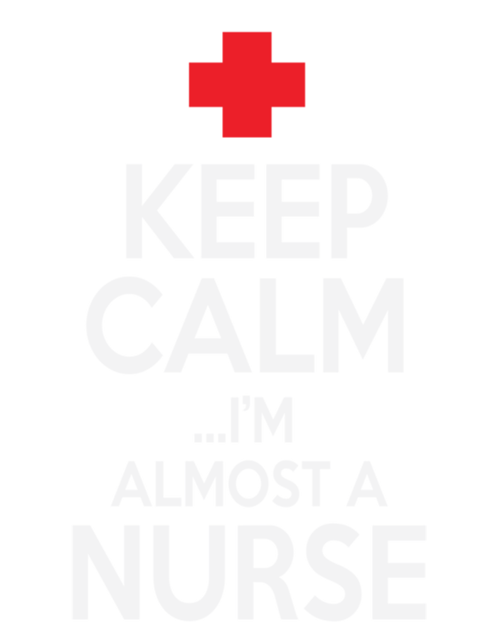 Funny Keep Calm Im Almost A Nurse Graduation Gift Tank Top