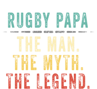 Rugby Papa Fathers Day Gift Rugby Papa Myth Legend Cool Gift Hoodie