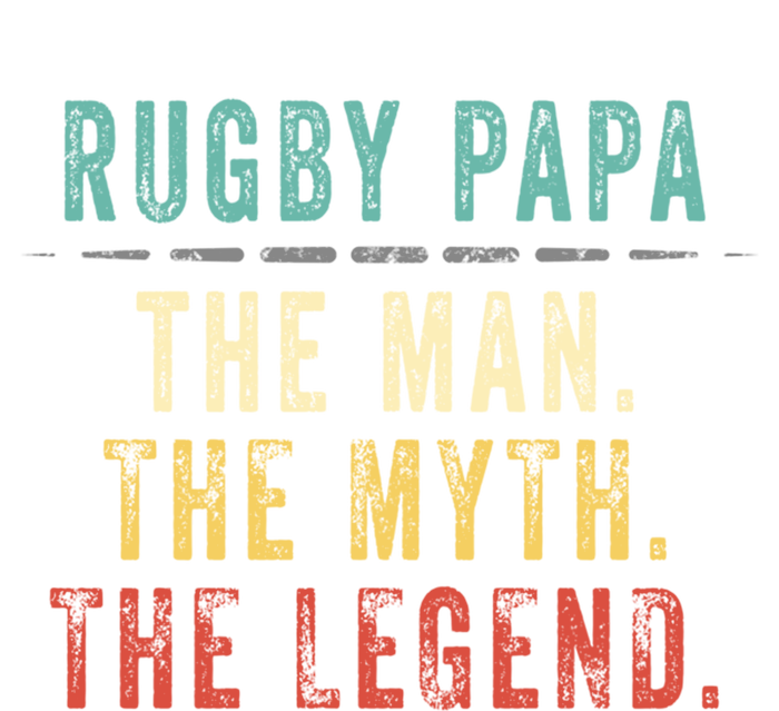 Rugby Papa Fathers Day Gift Rugby Papa Myth Legend Cool Gift Hoodie