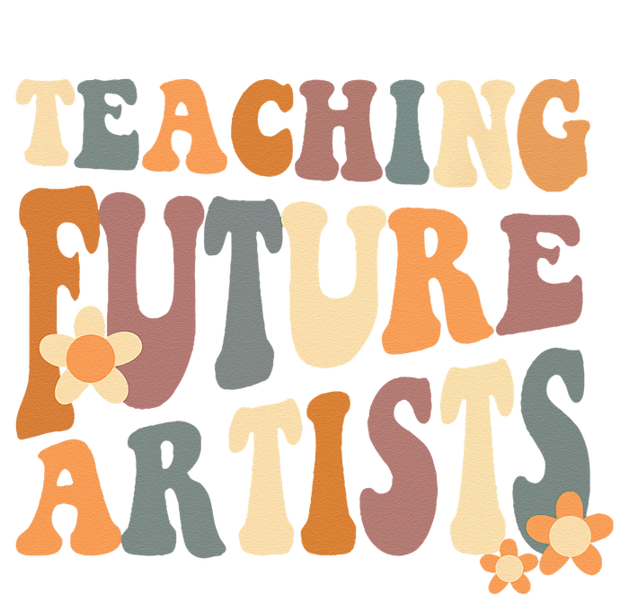 Teaching Future Artists Retro Teacher Students Wo Toddler Long Sleeve Shirt