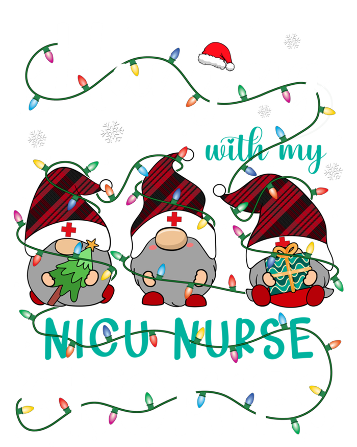 Hanging With My Nicu Nurse Gnomies Christmas Nurse Gnomes Gift T-Shirt