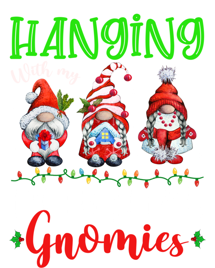 Hanging With My Pediatric Gnomies Cute Xmas Gnome Nurse Cute Gift T-Shirt