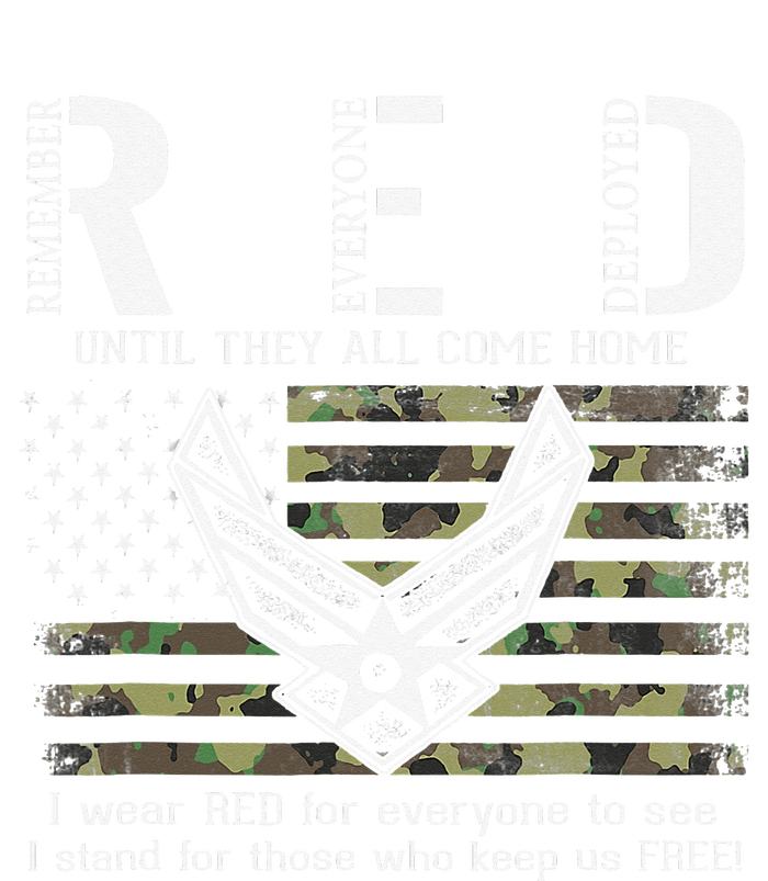 US Air Force Support RED Friday Remember Everyone Deployed Cooling Performance Crew T-Shirt