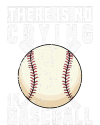 There Is No Crying In Baseball Funny Baseball Player Full-Length Apron With Pockets