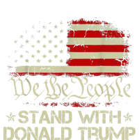 We The People Stand With Donald Trump 2024 American Flag T-Shirt