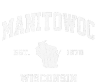 Manitowoc Wisconsin WI Vintage State Athletic Style T-Shirt