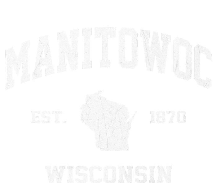 Manitowoc Wisconsin WI Vintage State Athletic Style T-Shirt