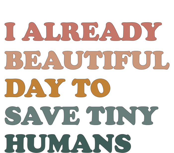 Its A Beautiful Day To Save Tiny Hu Nicu Nurse Gift Kids Tie-Dye T-Shirt