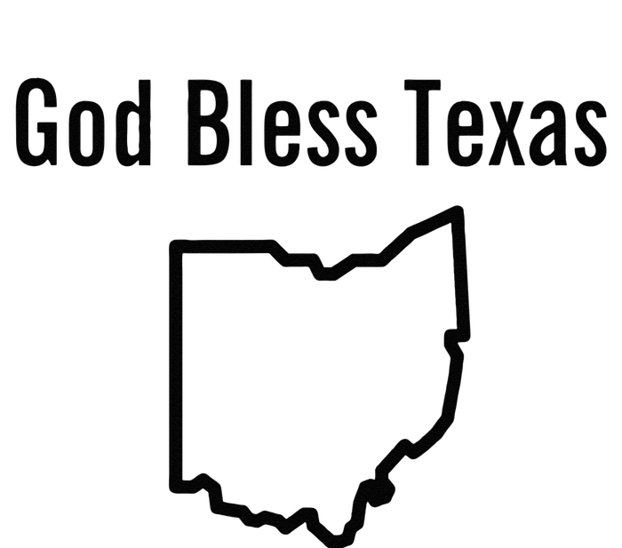 God Bless Texas Ohio Toddler Long Sleeve Shirt