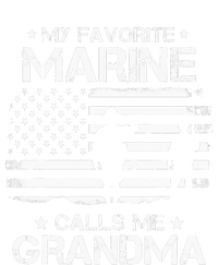 My Favorite Marine Calls Me Grandma USA Flag PosiCharge RacerMesh Polo