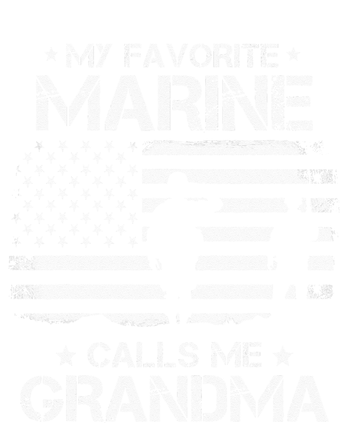 My Favorite Marine Calls Me Grandma USA Flag PosiCharge RacerMesh Polo