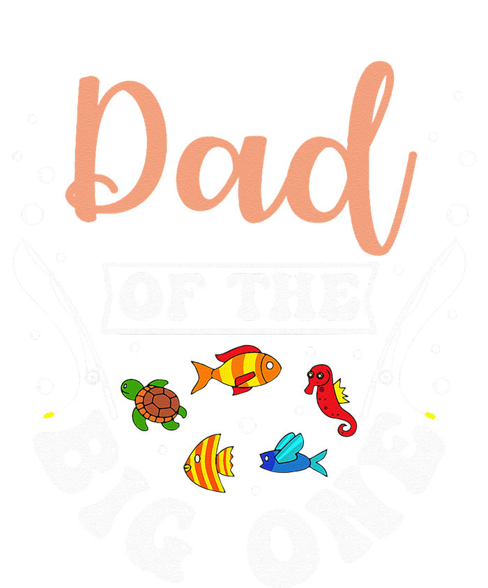 Dad Of The Big One Fishing Birthday Party Bday Celebration Women's Fleece Hoodie