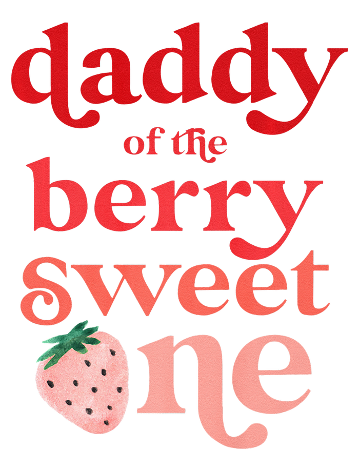 Daddy Of The Berry Sweet One Strawberry First Birthday 1st Cooling Performance Crew T-Shirt