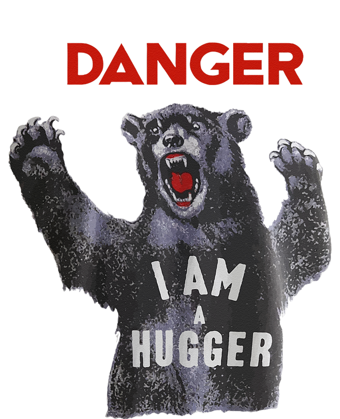 Funny Danger Im Hugger Bear Sun Nerd Geek Graphic Premium Pullover Hoodie