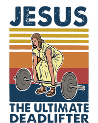 Vintage Jesus The Ultimate Deadlifter Gym Christian Faith T-Shirt