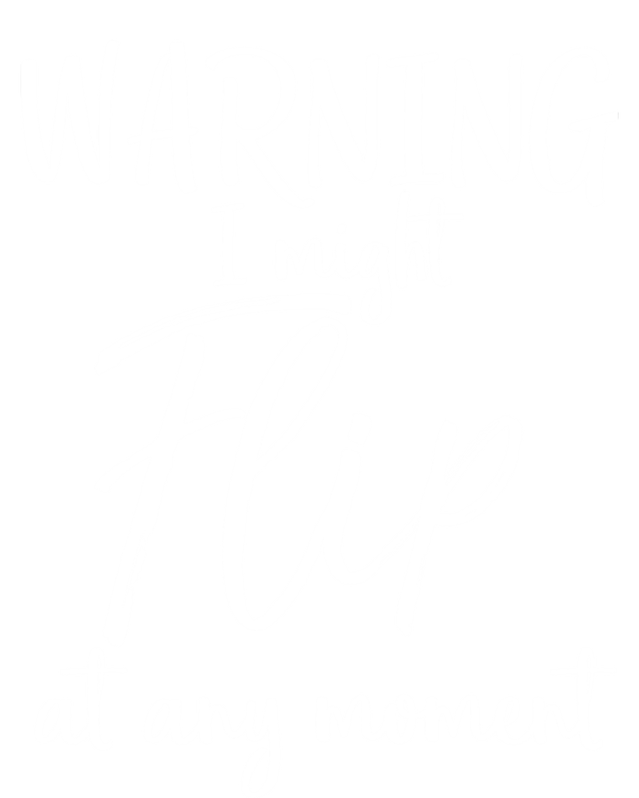 Funny Gymnast Cheerleader Warning I Might Flip At Any Mot Gift T-Shirt