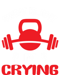 Sweat Is Just Fat Crying Workout Cute Gift Insulated Varsity Jacket