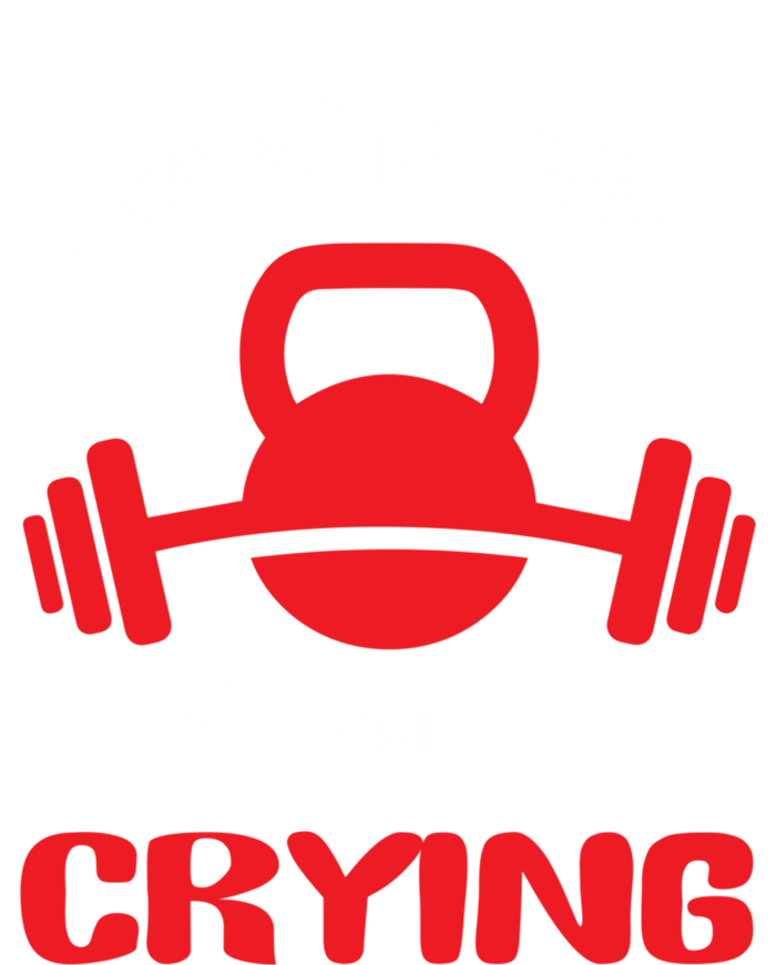 Sweat Is Just Fat Crying Workout Cute Gift Insulated Varsity Jacket