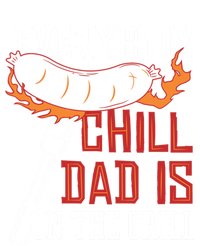 Funny Retro Bbq Party Grill Smoker Chef Dad Everybody Chill Gift Kids Long Sleeve Shirt