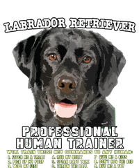 Labrador Retriever Black Lab Professional Human Trainer Womens Funnel Neck Pullover Hood