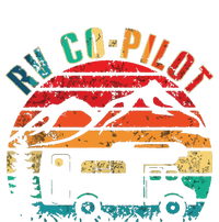 RV CoPilot Camping Funny Vintage Motorhome Travel Vacation V-Neck T-Shirt