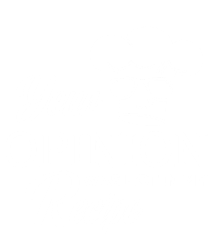 Funny Cooking Chef Tees Your Opinion Was Not In My Recipe Funny Gift Women's Tri-Blend 3/4-Sleeve Raglan Shirt