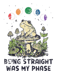 Being Straight Was My Phase Green Frog Mushrooms Kids Long Sleeve Shirt