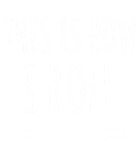 How I Roll Rolling Pin Funny Chef Gift Women's Tri-Blend 3/4-Sleeve Raglan Shirt