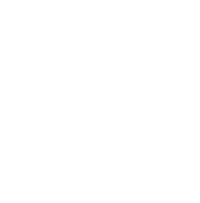 How I Roll Rolling Pin Funny Chef Gift Women's Tri-Blend 3/4-Sleeve Raglan Shirt