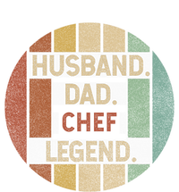 Husband Dad Chef Legend Vintage Fathers Day Gift Full Zip Hoodie