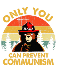 Vintage Only You Can Prevent Communism Funny Bear Camping T-Shirt