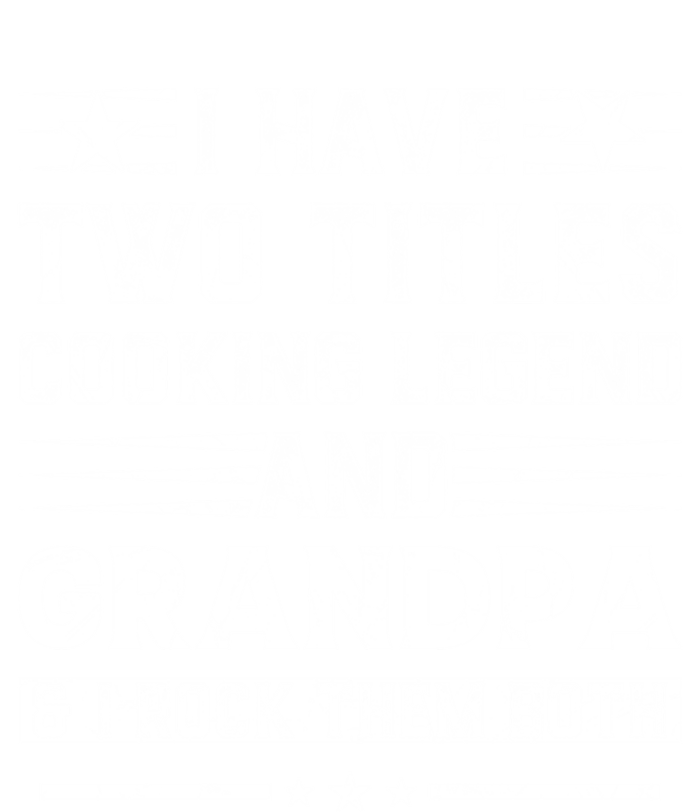 I Have Two Titles Cooking Legend And Papa And I Rock Them Both Gift Striped Beanie with Solid Band