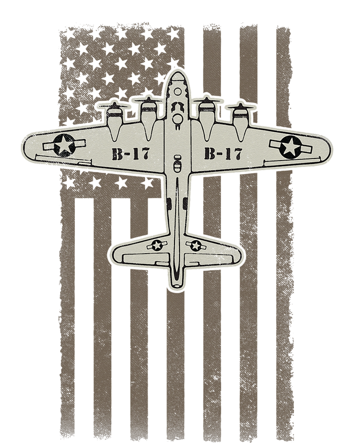 B17 Bomber WW2 Plane Aircraft USA Flag Veteran Pilot Gift Toddler Long Sleeve Shirt